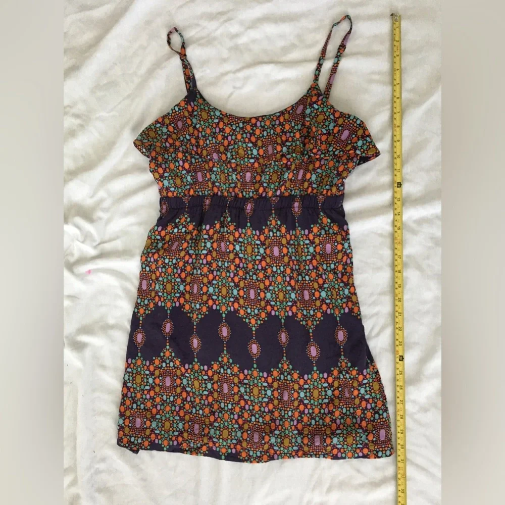 Jaloux silk purple/multicolored sundress - Picture 1 of 4